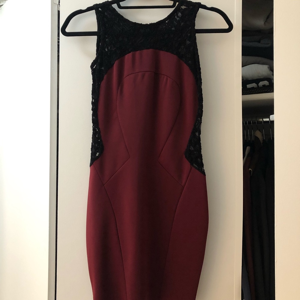 Maroon Dress